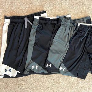 Black, White, Grey, Youth Medium Shorts